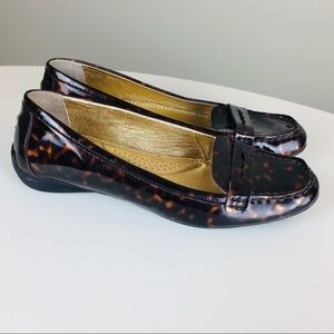 Sperry Leather “Tortoiseshell” Loafers Sz 8.5
